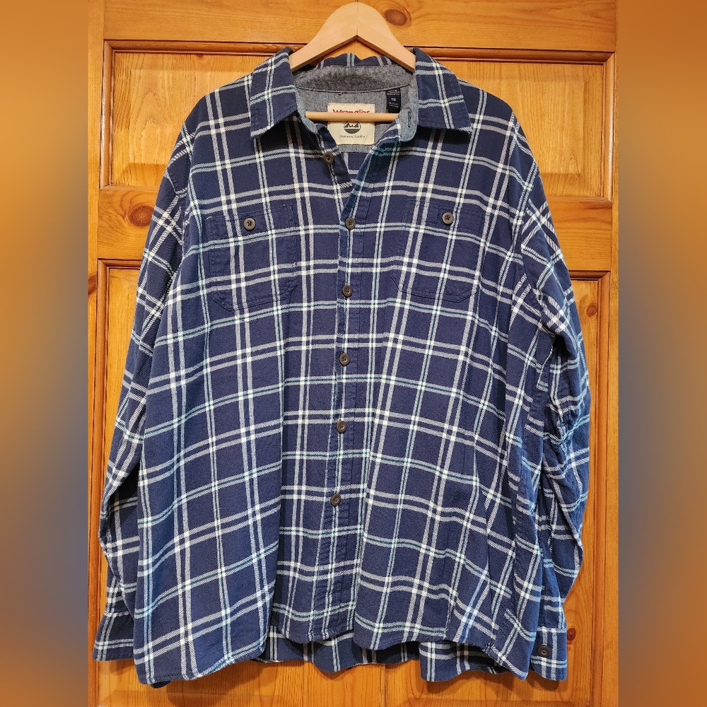 Men's Wrangler Flannel Shirt Size 2XL